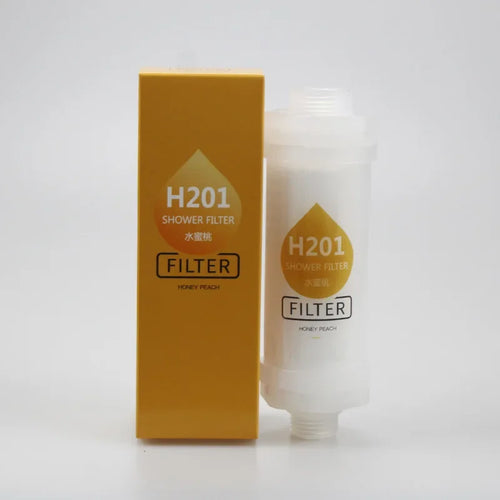 Filtre de pommeau de douche parfum pêche miel