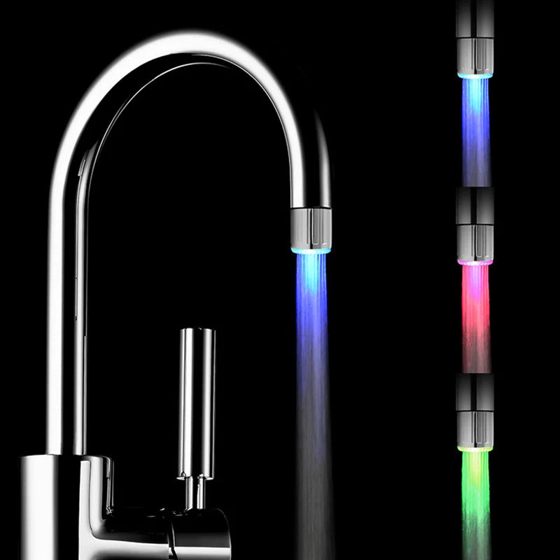 Embout robinet LED 3 couleurs - Mousseur-robinet.com