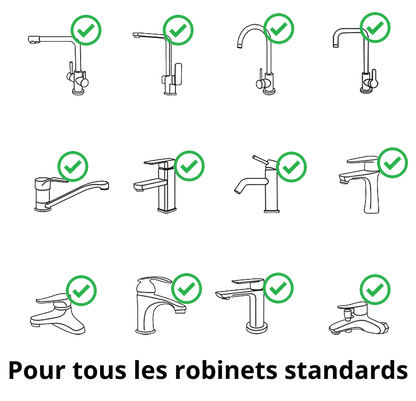 Les différents types de robinets standards