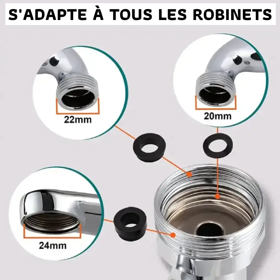 Joint pour aérateur de robinet universel