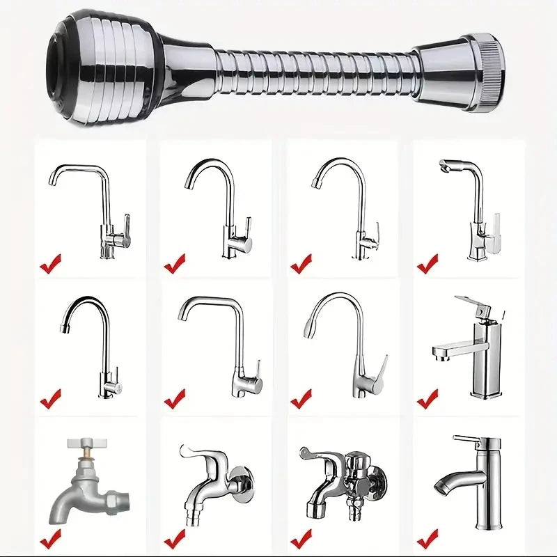 Types robinet adaptables à Rallonge de robinet